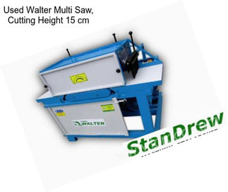 Used Walter Multi Saw, Cutting Height 15 cm