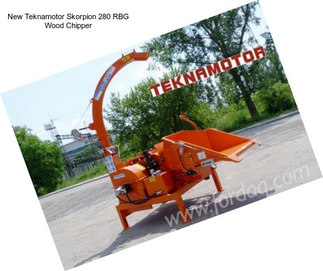 New Teknamotor Skorpion 280 RBG Wood Chipper