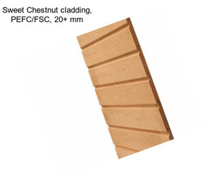 Sweet Chestnut cladding, PEFC/FSC, 20+ mm