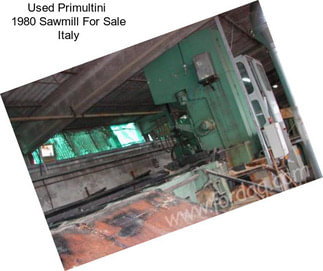 Used Primultini  1980 Sawmill For Sale Italy