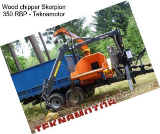 Wood chipper Skorpion 350 RBP - Teknamotor