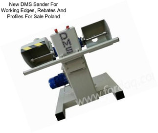 New DMS Sander For Working Edges, Rebates And Profiles For Sale Poland