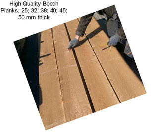 High Quality Beech Planks, 25; 32; 38; 40; 45; 50 mm thick