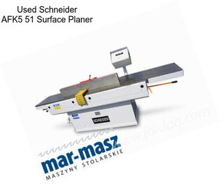Used Schneider AFK5 51 Surface Planer