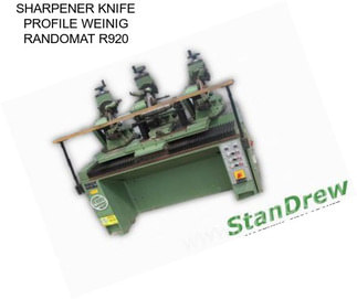 SHARPENER KNIFE PROFILE WEINIG RANDOMAT R920