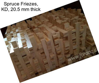 Spruce Friezes, KD, 20.5 mm thick