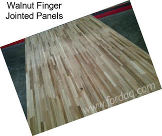 Walnut Finger Jointed Panels