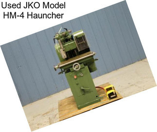 Used JKO Model HM-4 Hauncher