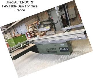 Used ALTENDORF F45 Table Saw For Sale France