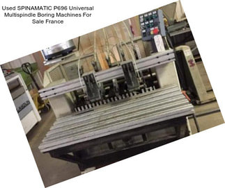 Used SPINAMATIC P696 Universal Multispindle Boring Machines For Sale France