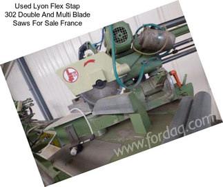 Used Lyon Flex Stap 302 Double And Multi Blade Saws For Sale France