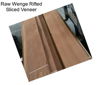 Raw Wenge Rifted Sliced Veneer