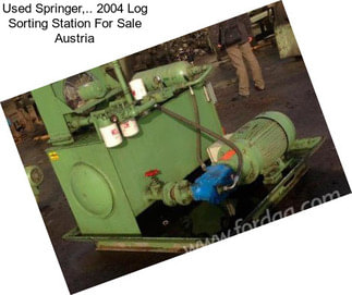 Used Springer,.. 2004 Log Sorting Station For Sale Austria