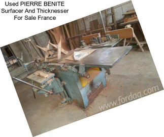 Used PIERRE BENITE Surfacer And Thicknesser For Sale France