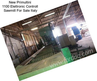 New Primultini  1100 Elettronic Controll  Sawmill For Sale Italy