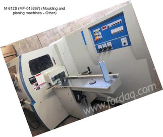 M 612S (MF-013267) (Moulding and planing machines - Other)
