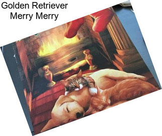Golden Retriever Merry Merry