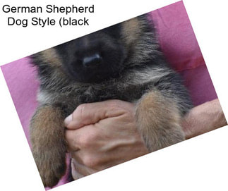 German Shepherd Dog Style (black