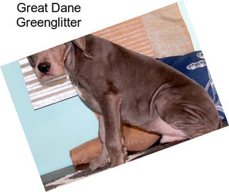 Great Dane Greenglitter