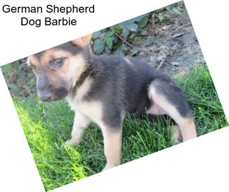 German Shepherd Dog Barbie