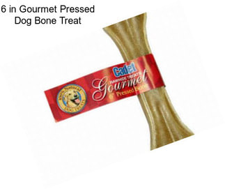 6 in Gourmet Pressed Dog Bone Treat