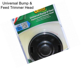 Universal Bump & Feed Trimmer Head