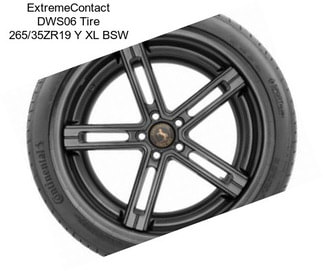 ExtremeContact DWS06 Tire 265/35ZR19 Y XL BSW