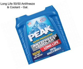 Long Life 50/50 Antifreeze & Coolant - Gal.