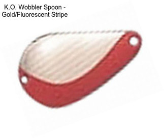 K.O. Wobbler Spoon - Gold/Fluorescent Stripe