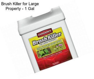 Brush Killer for Large Property - 1 Gal