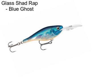 Glass Shad Rap - Blue Ghost