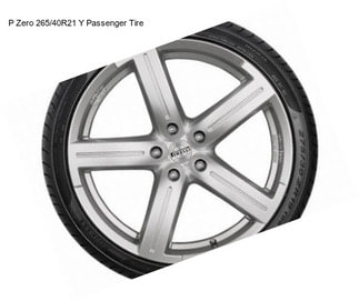 P Zero 265/40R21 Y Passenger Tire