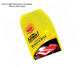 64 fl oz High Performance Carnauba Wash & Wax Liquid