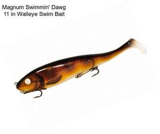 Magnum Swimmin\' Dawg 11 in Walleye Swim Bait