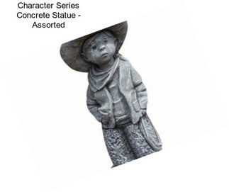 Character Series Concrete Statue - Assorted