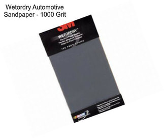 Wetordry Automotive Sandpaper - 1000 Grit