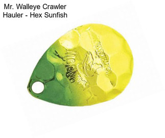 Mr. Walleye Crawler Hauler - Hex Sunfish