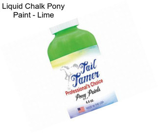 Liquid Chalk Pony Paint - Lime