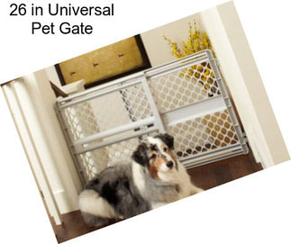 26 in Universal Pet Gate