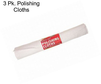 3 Pk. Polishing Cloths