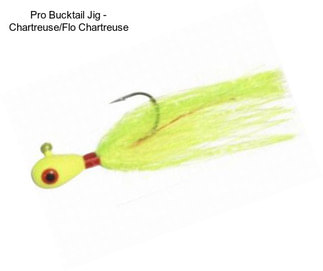 Pro Bucktail Jig - Chartreuse/Flo Chartreuse