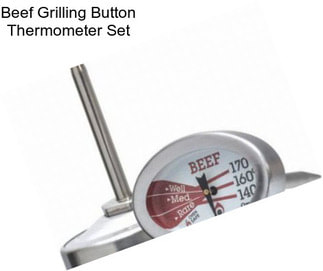 Beef Grilling Button Thermometer Set