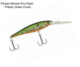 Flicker Minnow Pro Flash - Flashy Green Crush