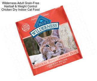 Wilderness Adult Grain-Free Hairball & Weight Control Chicken Dry Indoor Cat Food