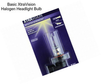 Basic XtraVision Halogen Headlight Bulb