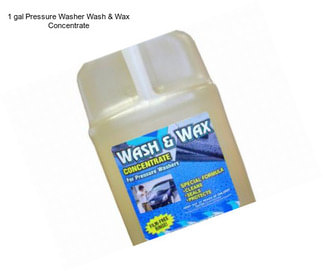 1 gal Pressure Washer Wash & Wax Concentrate