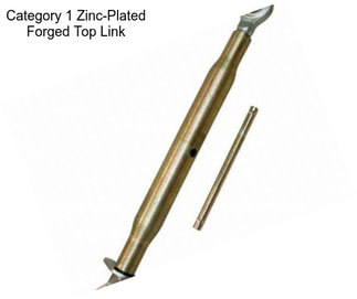 Category 1 Zinc-Plated Forged Top Link