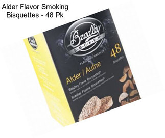 Alder Flavor Smoking Bisquettes - 48 Pk