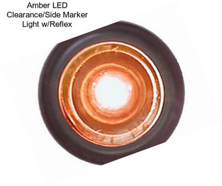 Amber LED Clearance/Side Marker Light w/Reflex