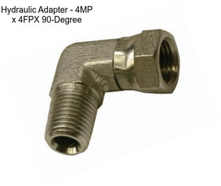 Hydraulic Adapter - 4MP x 4FPX 90-Degree